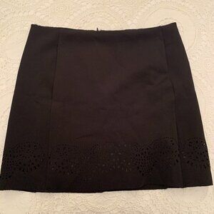 Joe Fresh Laser Cut Out Mini Skirt With Pockets